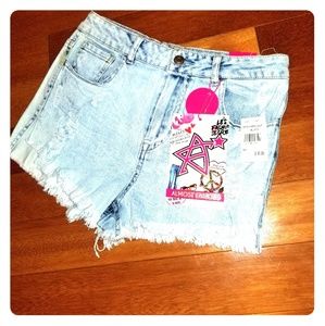 High waisted Jean Shorts